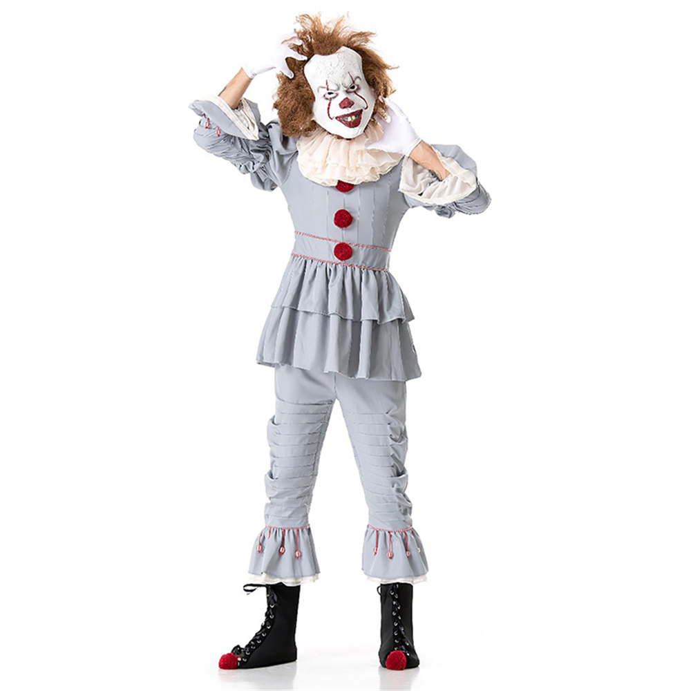 Stephen King's It Costume Halloween Theme Penny Wise COS Uniform PQMY007