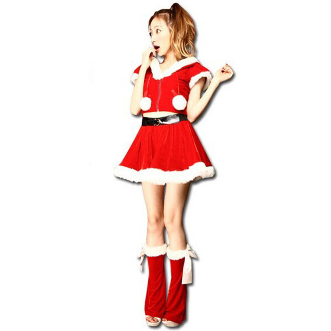 Woman Christmas Costume Sexy Xmas Cosplay Uniform Santa Fancy Dress Pq727 6742